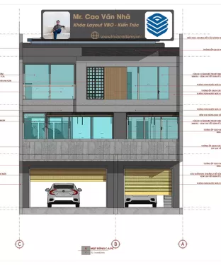 Mr. Cao Văn Nhã: Khóa Layout VBO - Kiến Trúc